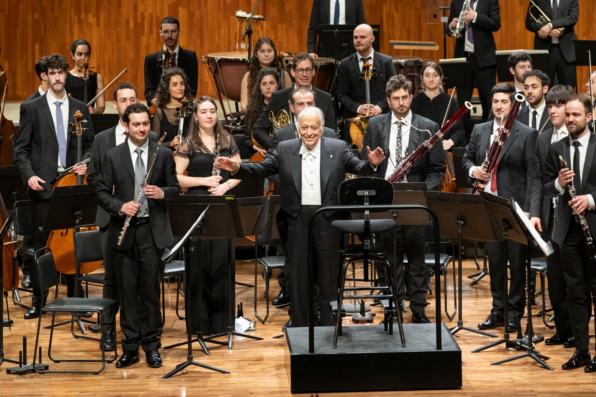Tour with Zubin Mehta in Spain, Italy and Austria